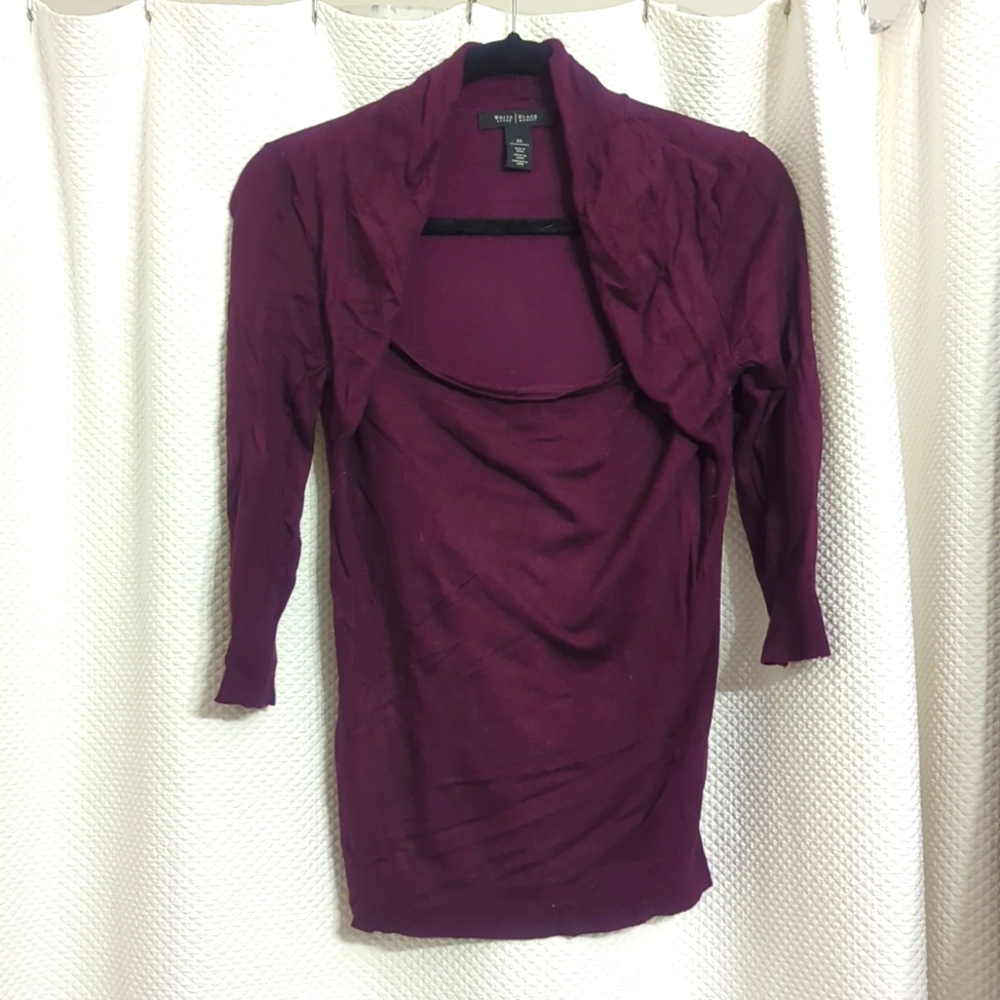 Burgundy White House Black Market sweater